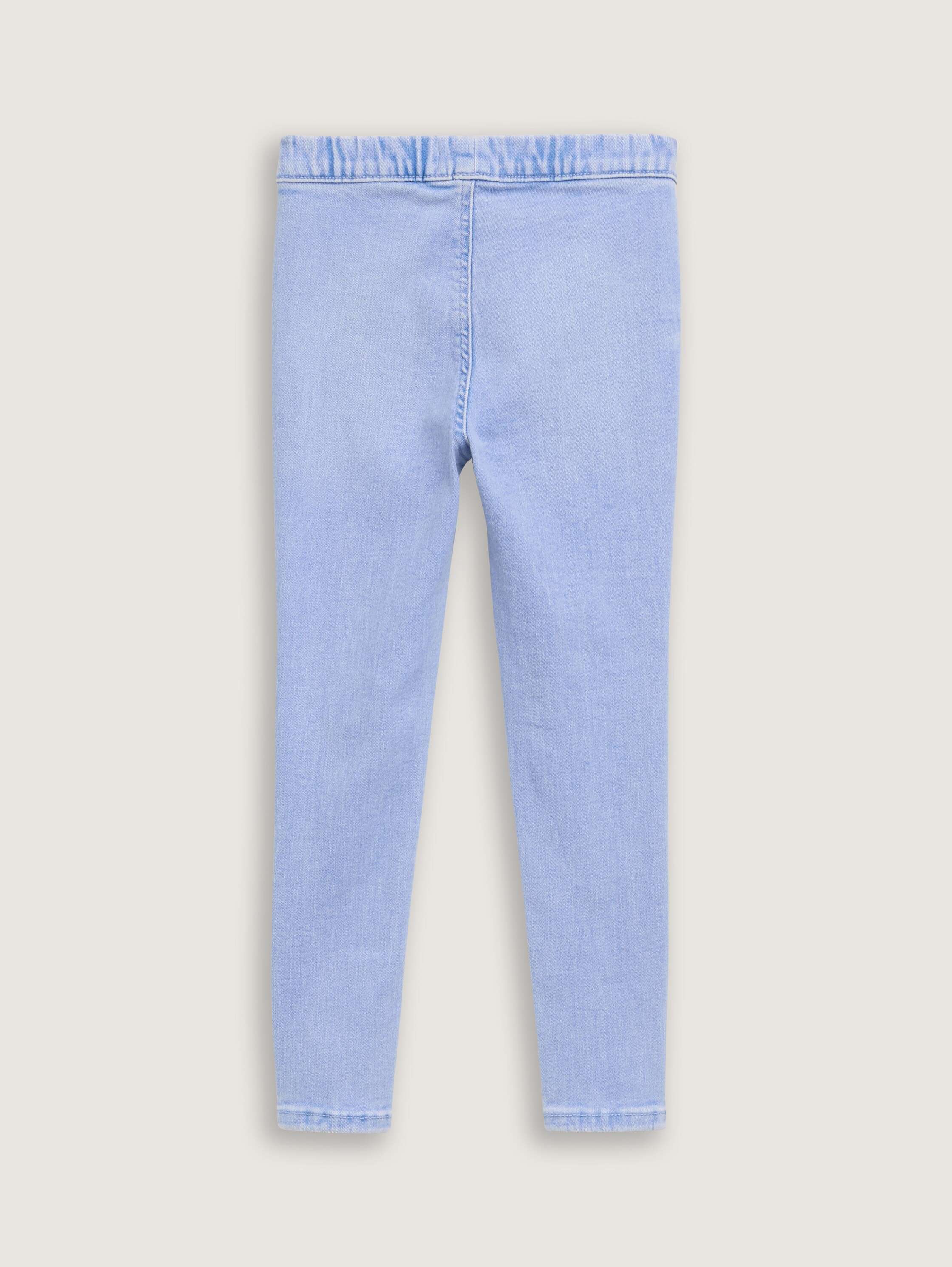 Jeggings mit Gummibund - clean_bleached_blue_denim - 