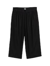 Geselecteerd, Plus Size - Culotte broek door Tom Tailor, zwart