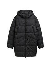 Ausgewählt, Puffer Parka mit Kapuze von Tom Tailor, schwarz