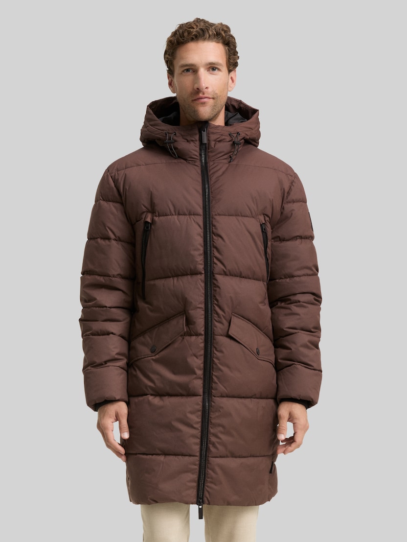Puffer parka met capuchon door Men, bag brown