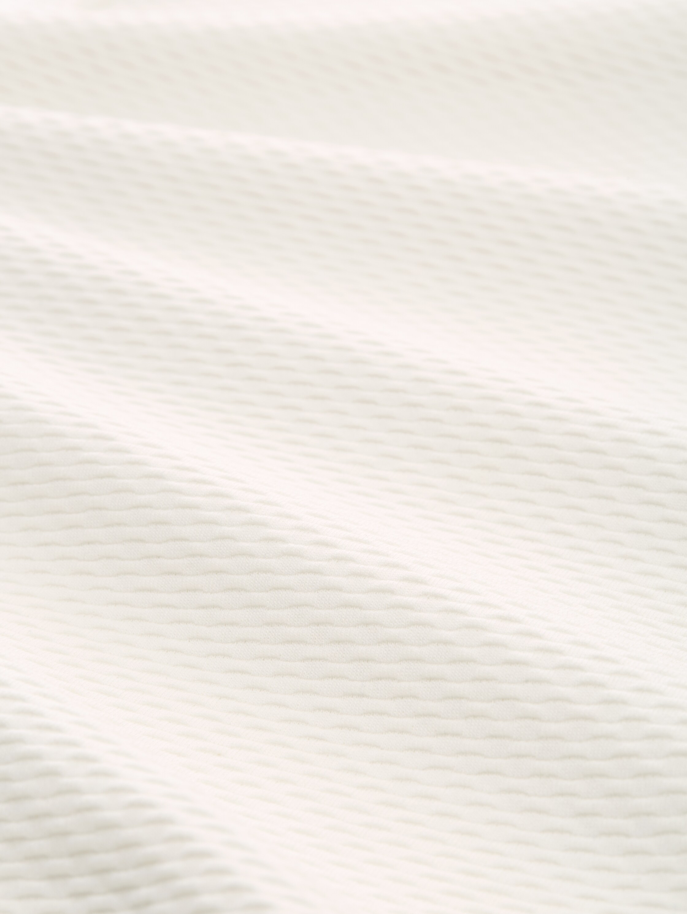 Slim Fit Sweatshirt mit Raffärmeln - off white - Material-Ansicht