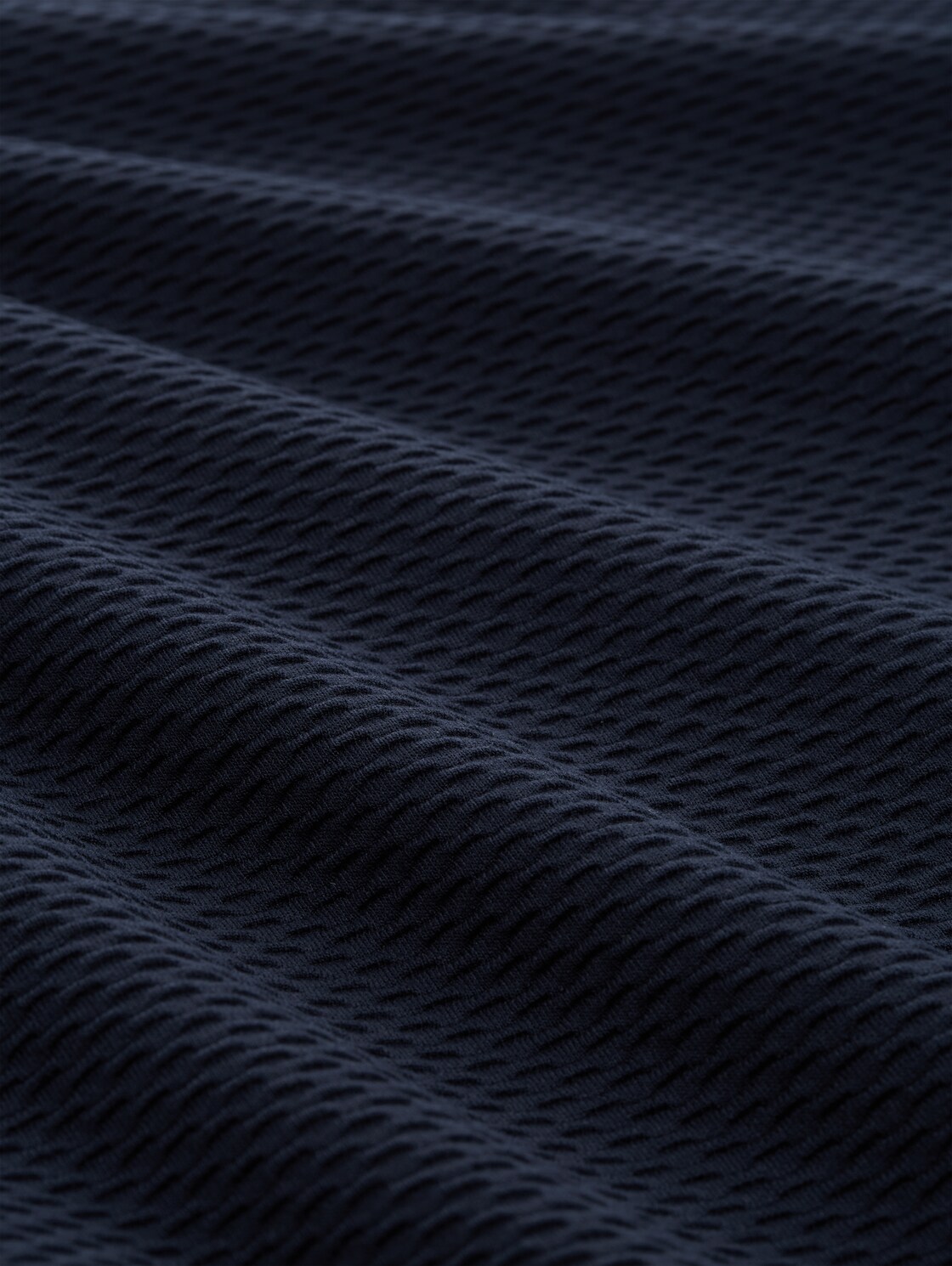 Slim Fit Sweatshirt mit Raffärmeln - sky captain blue - Material-Ansicht