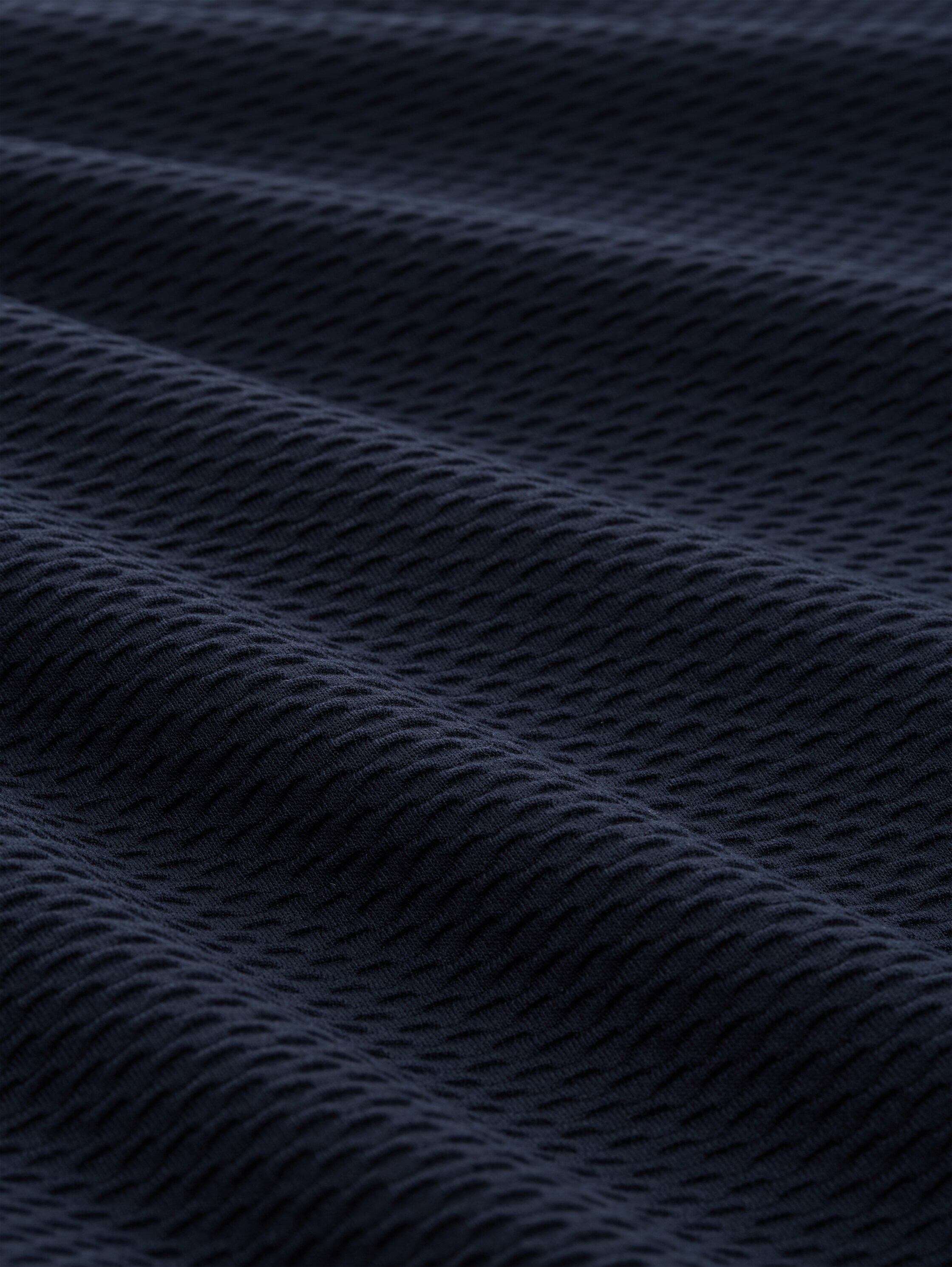 Sweat-shirt slim fit à manches froncées - sky captain blue - Vue de la matière