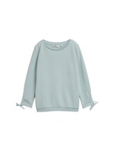 Nicht ausgewählt, Slim Fit Sweatshirt mit Raffärmeln von , blau