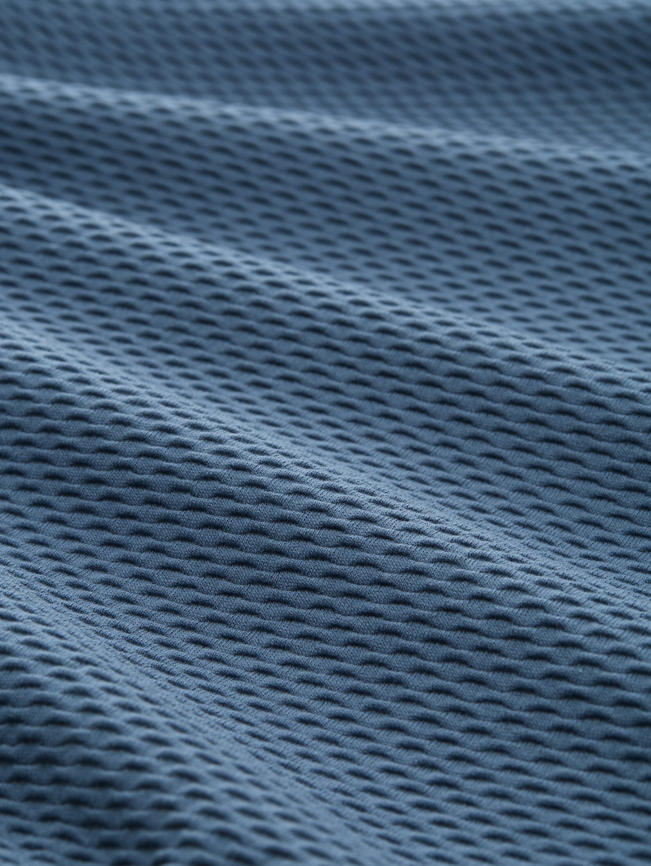 Sweatshirt mit Raffärmeln - dusty_denim_blue - 