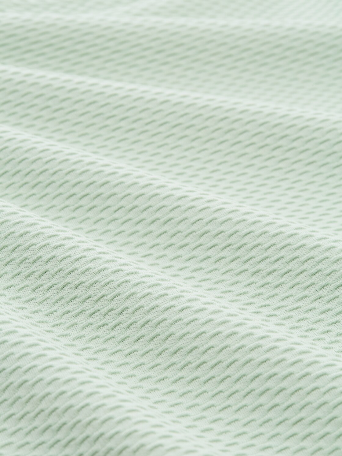 Slim Fit Sweatshirt mit Raffärmeln - light matcha green - Material-Ansicht
