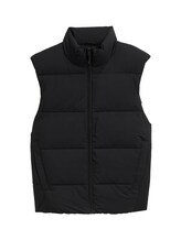 Geselecteerd, Puffer vest met opstaande kraag door Tom Tailor, zwart