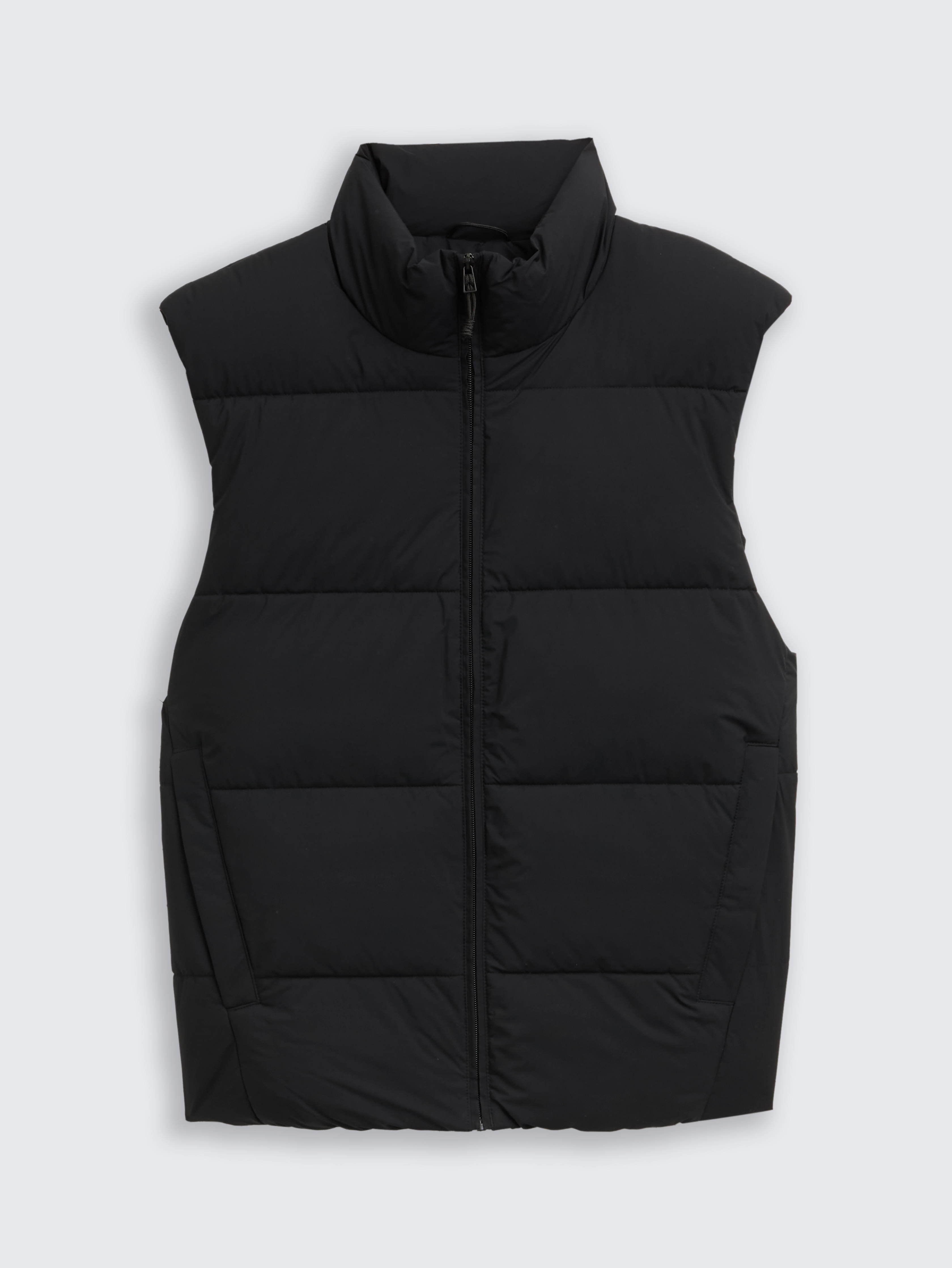 Relaxed-fit corduroy puffer vest by Tom Tailor
