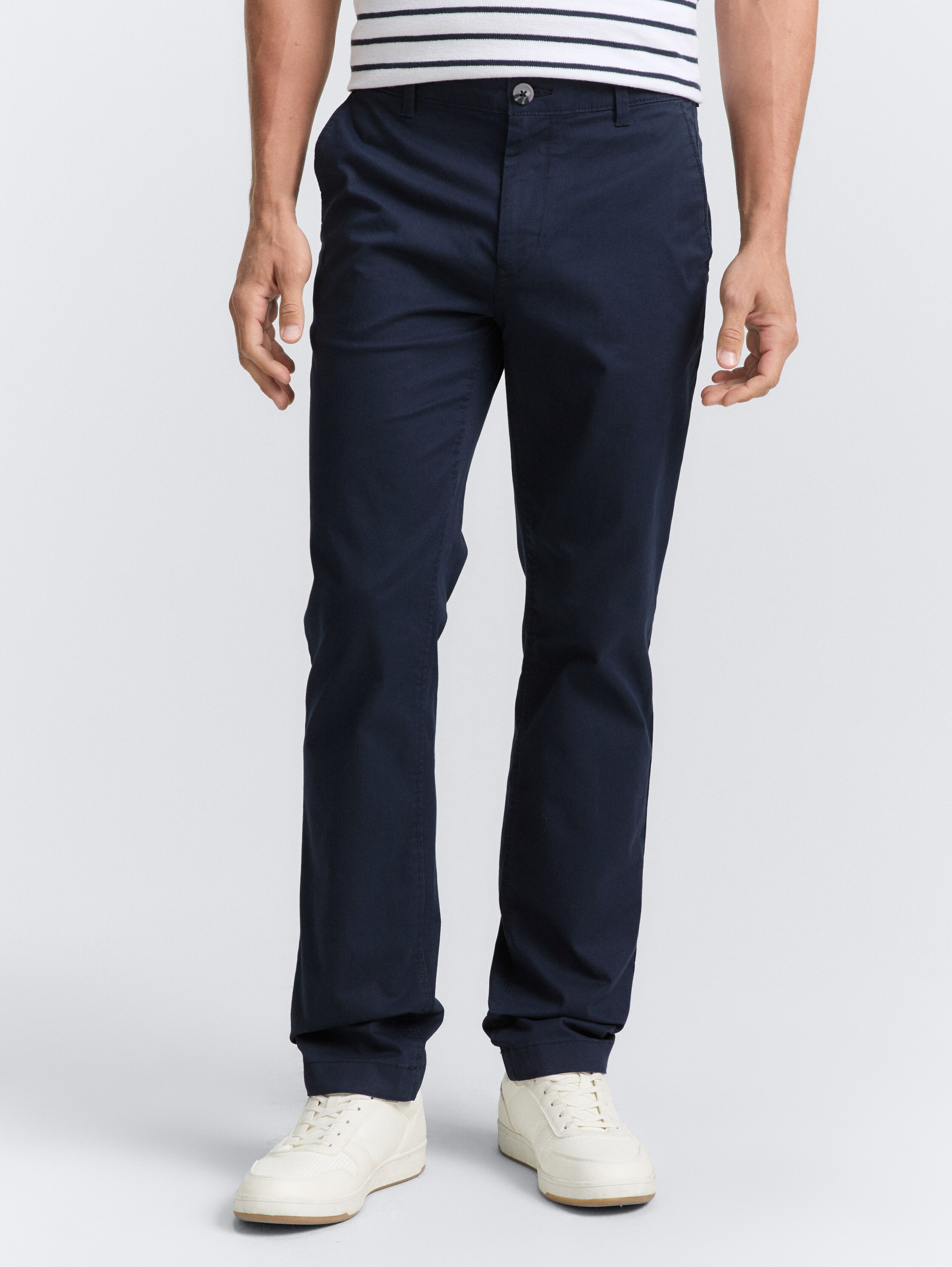Regular Fit Chino Hose - sky_captain_blue_1 - 