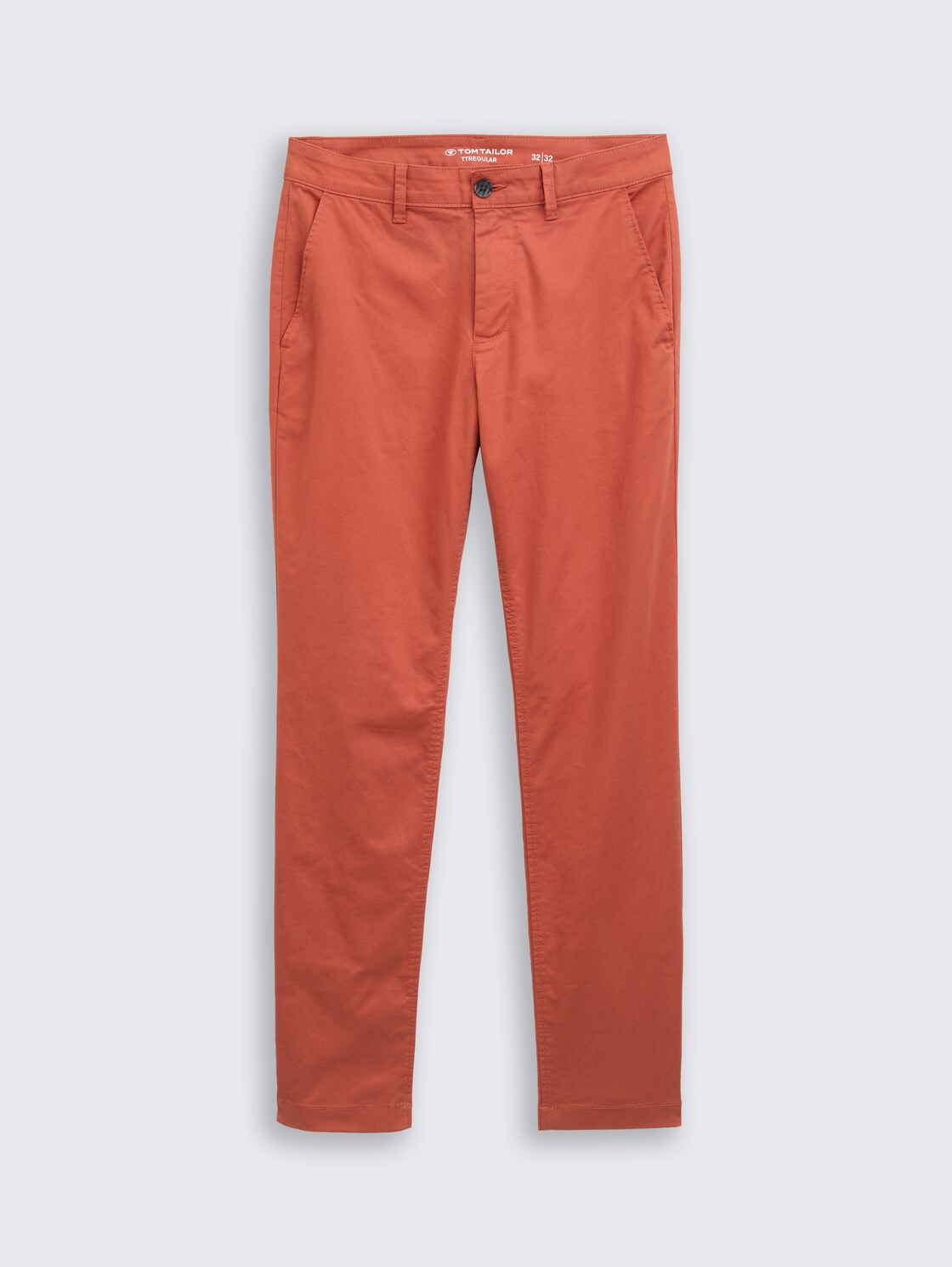 Regular Fit Chino Hose - rust red - Vorder-Produkt-Ansicht