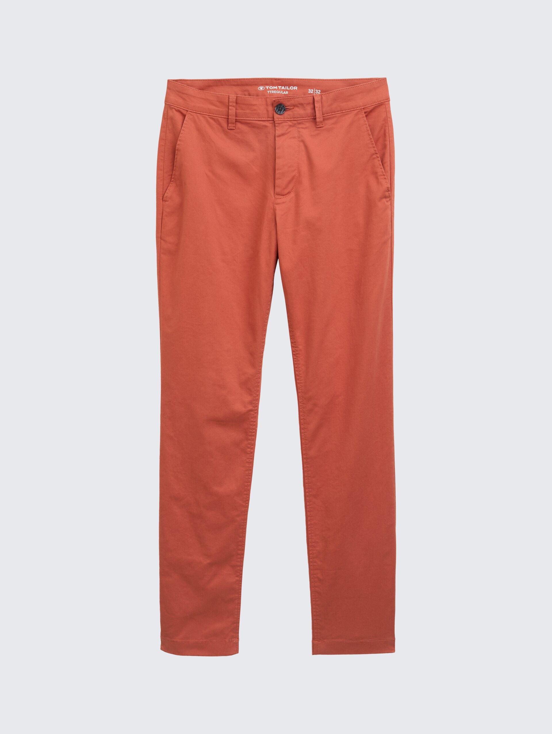 Regular Fit Chino Hose - rust red - Vorder-Produkt-Ansicht