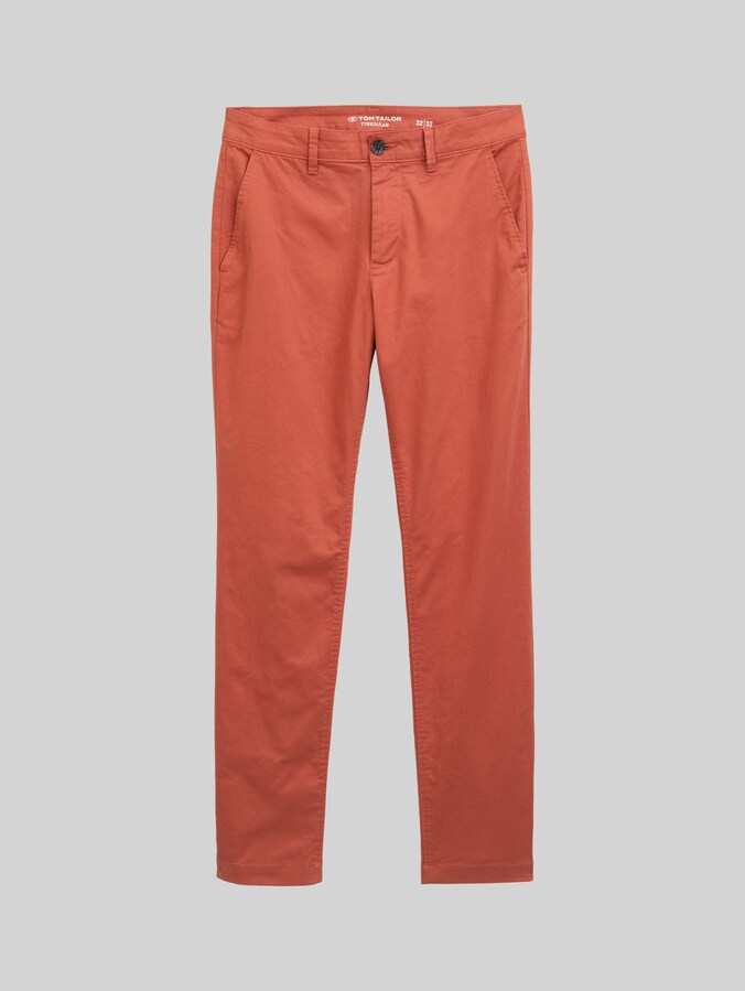 Regular Fit Chino Hose von Men, rust red