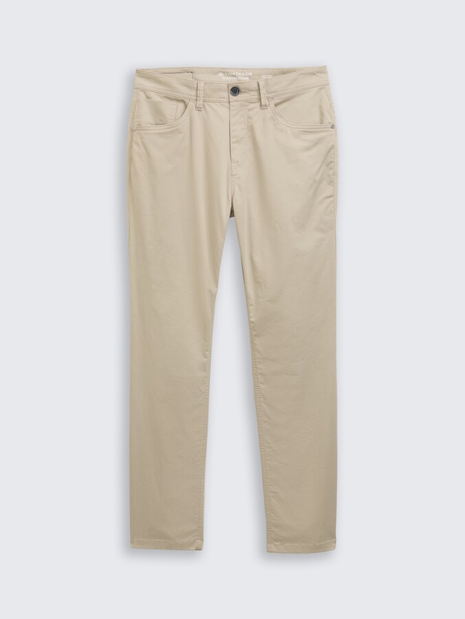 TTJOSH Regular Slim Hose von Men, light cashmere
