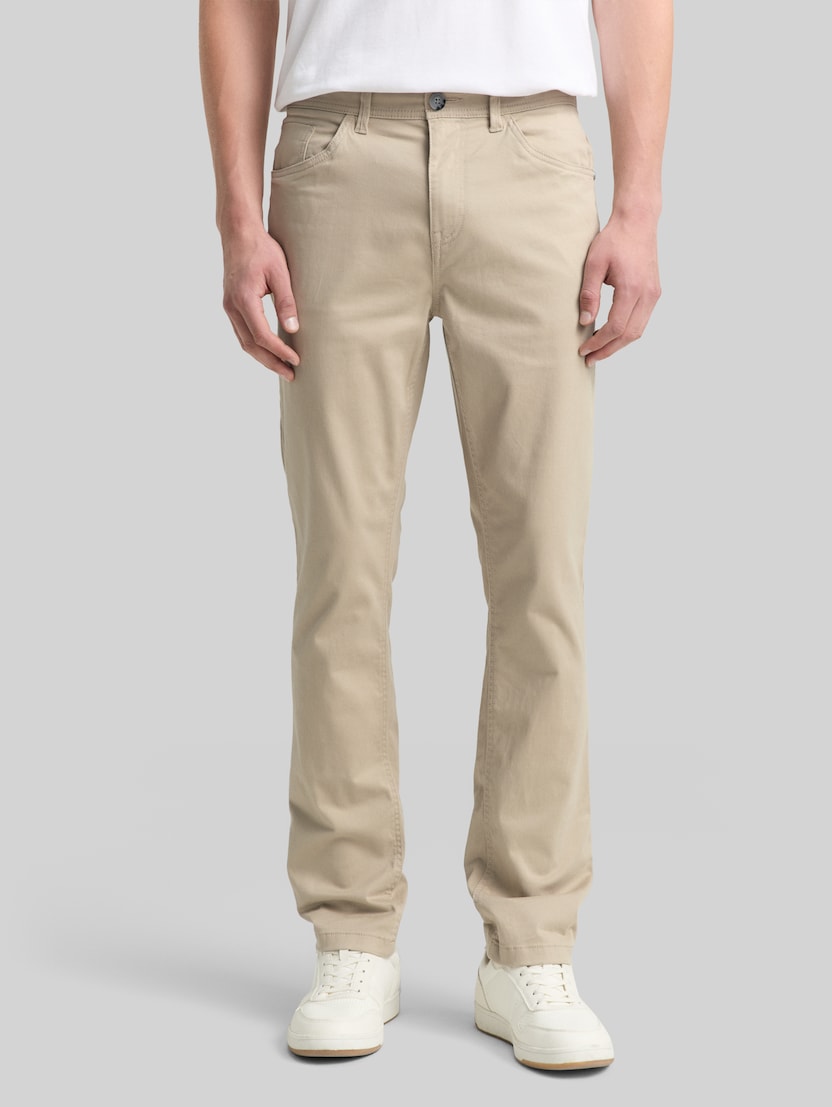 TTJOSH Regular Slim Hose von Men, light cashmere