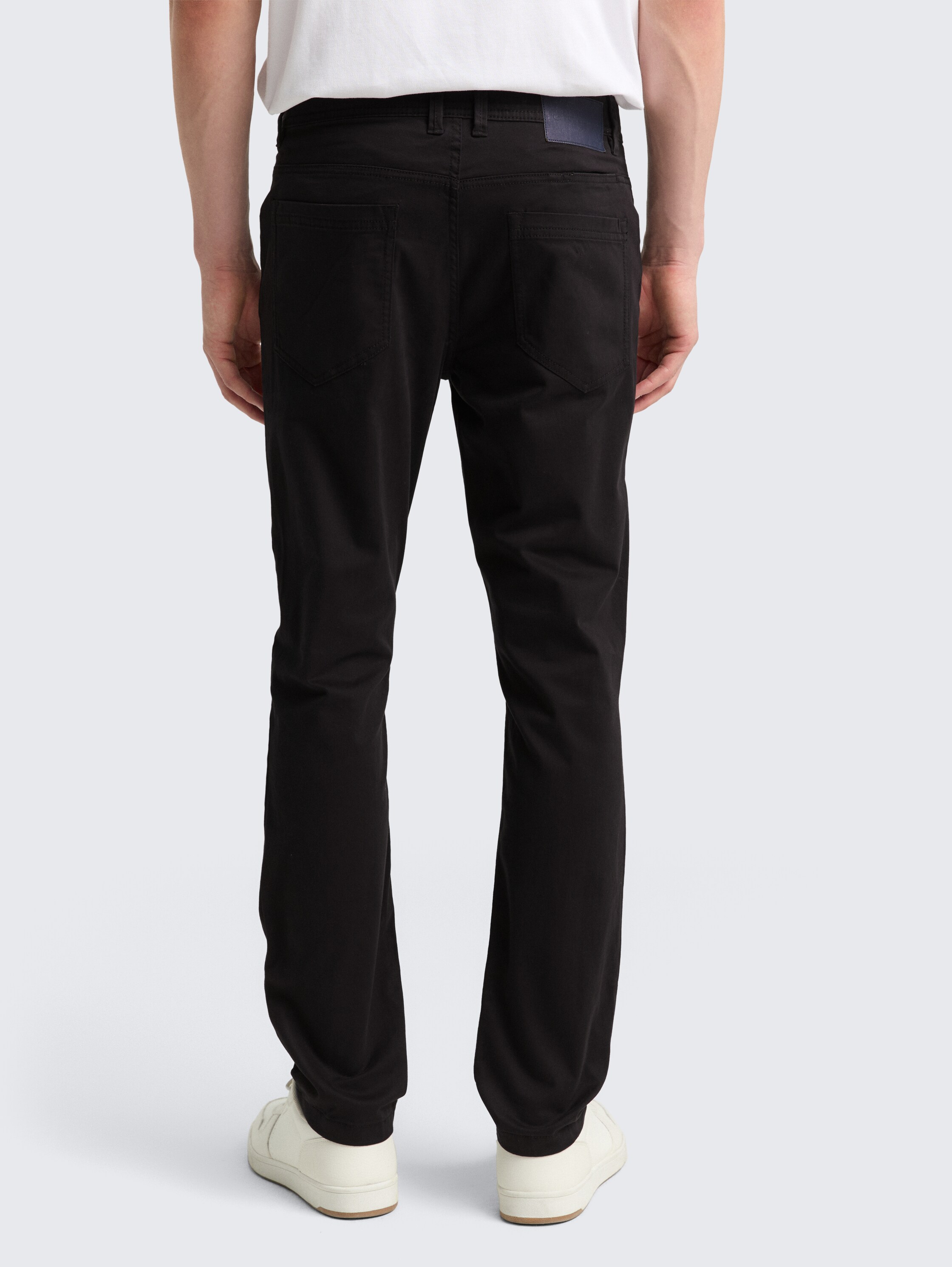 TTJOSH Regular Slim Trousers - black - 