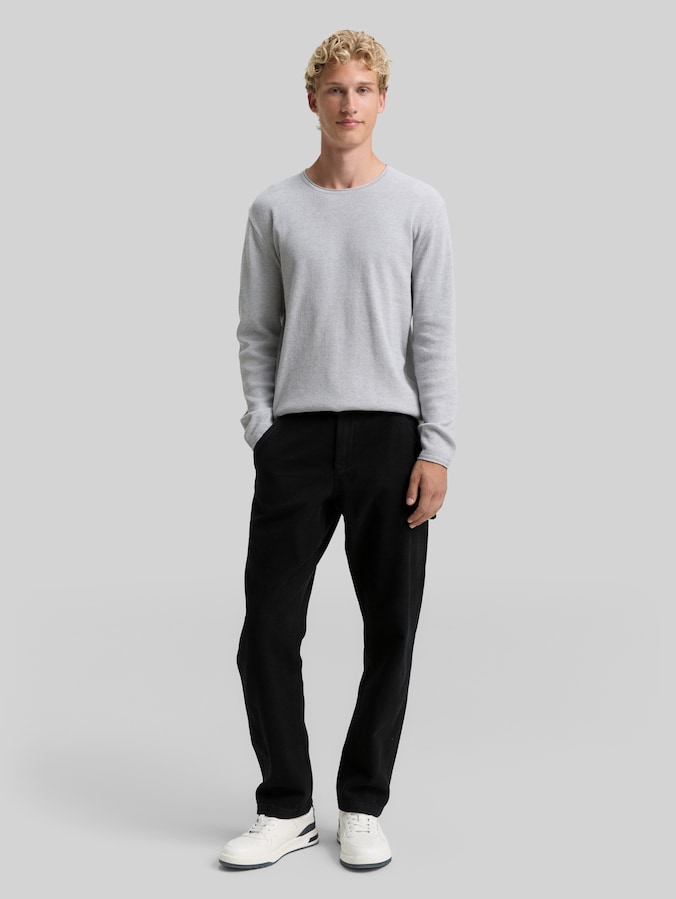 TTLoose jeans in a utility look by Denim Male, Black