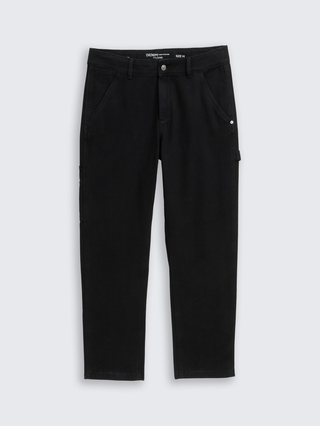 TTLoose Jeans im Utility-Look - Black - Vorder-Produkt-Ansicht