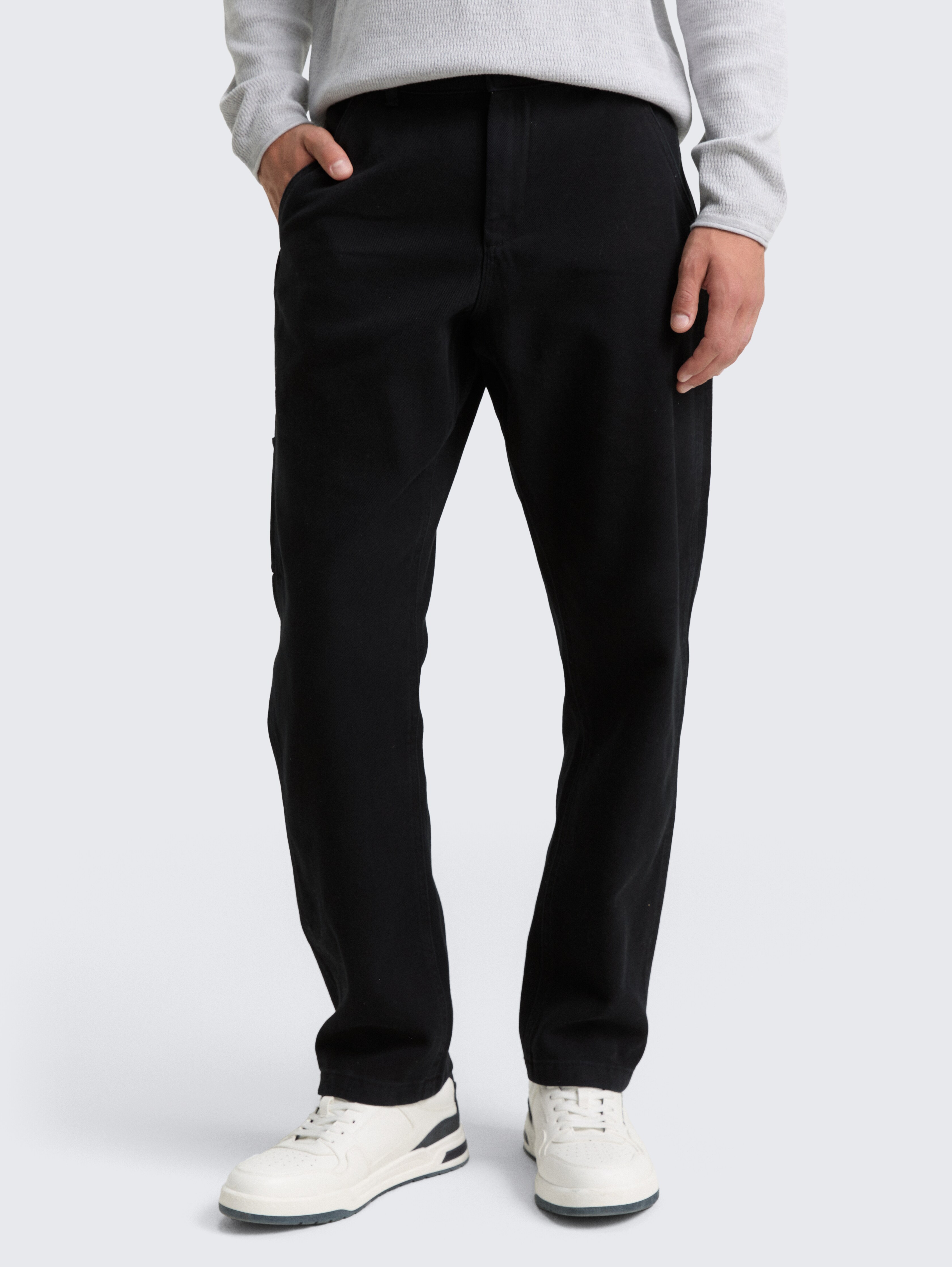 TTLoose Jeans im Utility-Look von Denim Male, Black