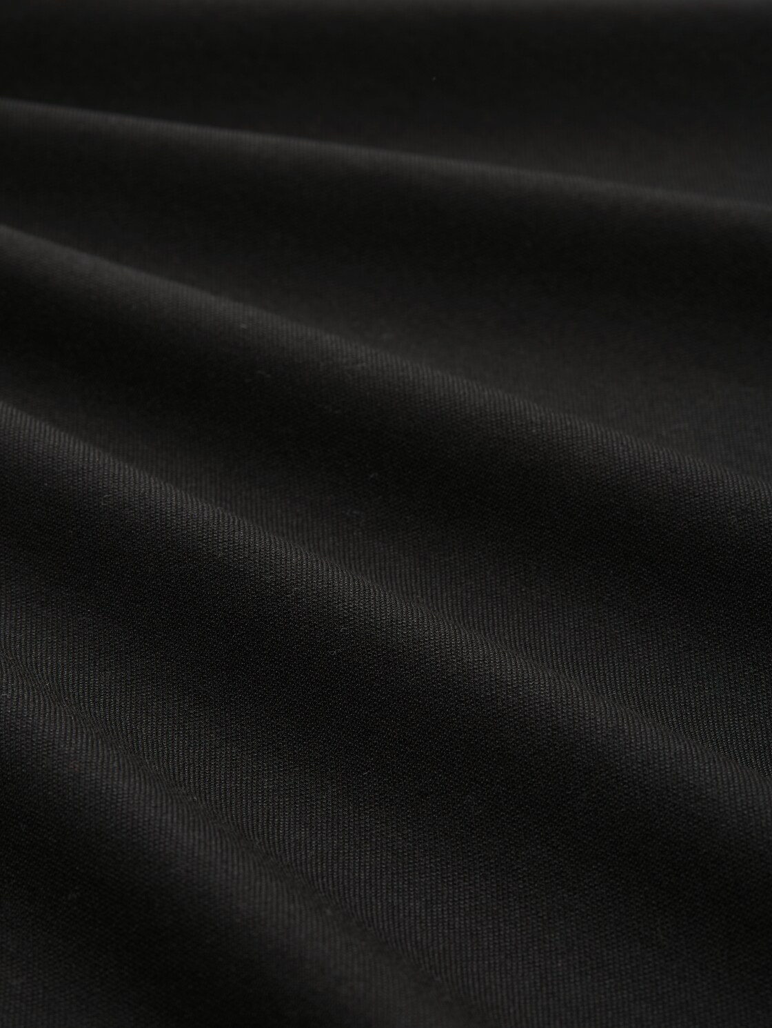 Piqué Blouson Jacke mit Bomberkragen - Black