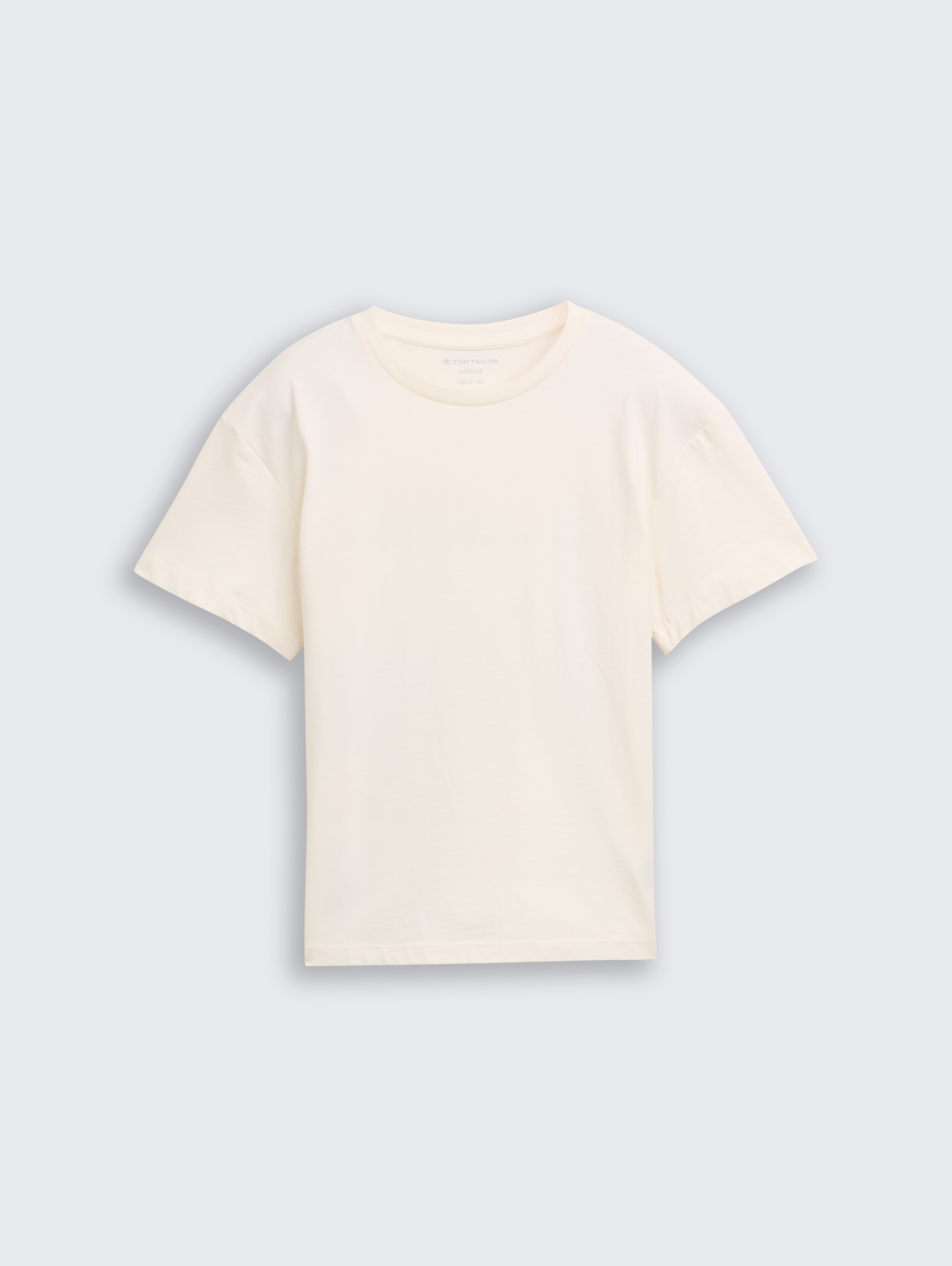 Oversize T-Shirt mit Rückenprint von Teen Boys, Wool White