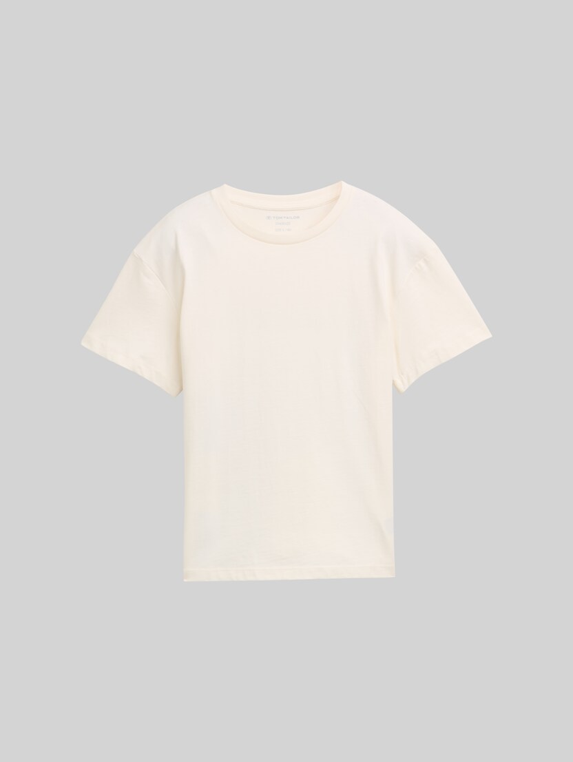 Oversize T-Shirt mit Rückenprint von Teen Boys, Wool White