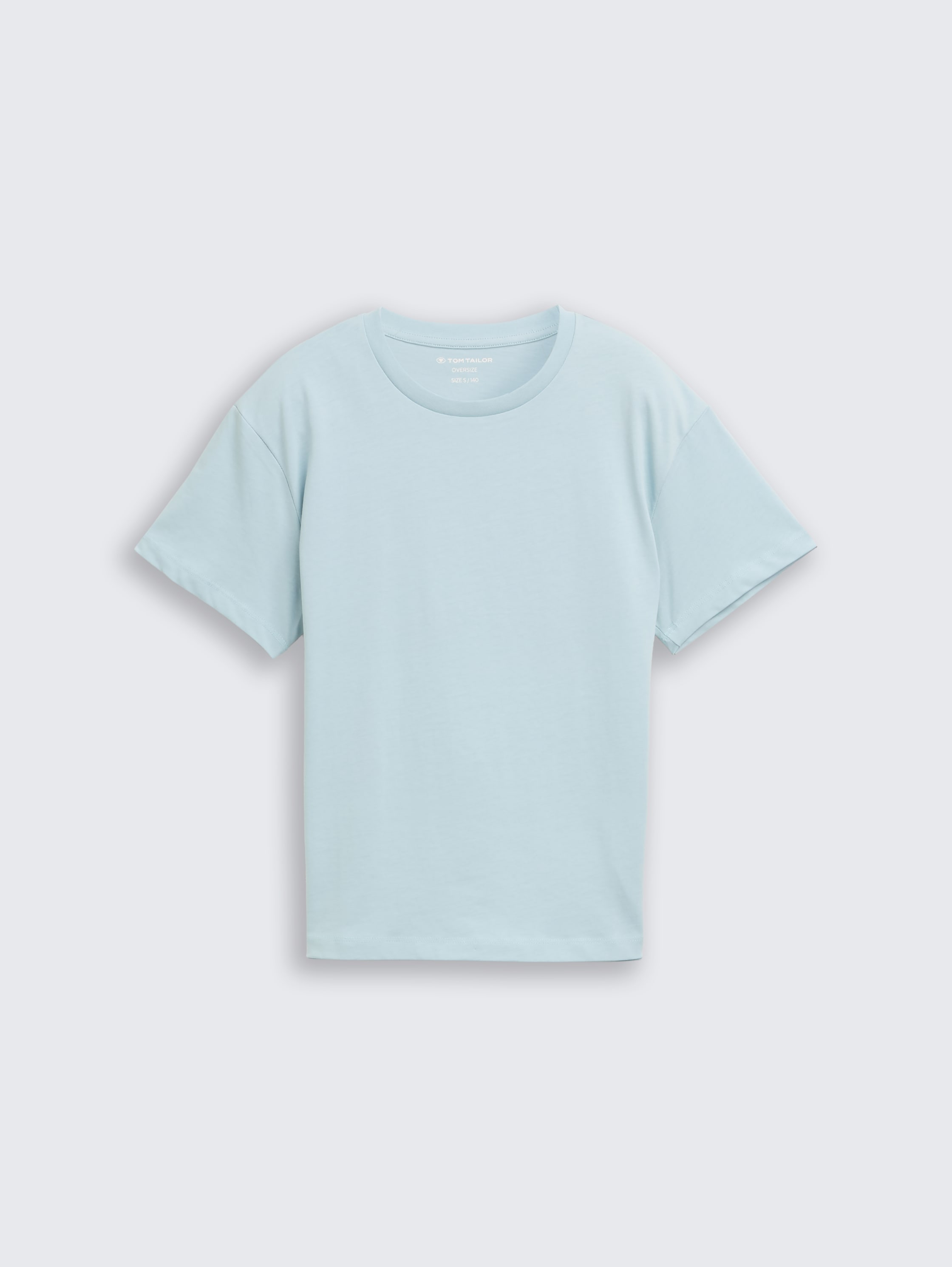 T-shirt oversize avec imprimé dans le dos - ice blue - Vue de face du produit