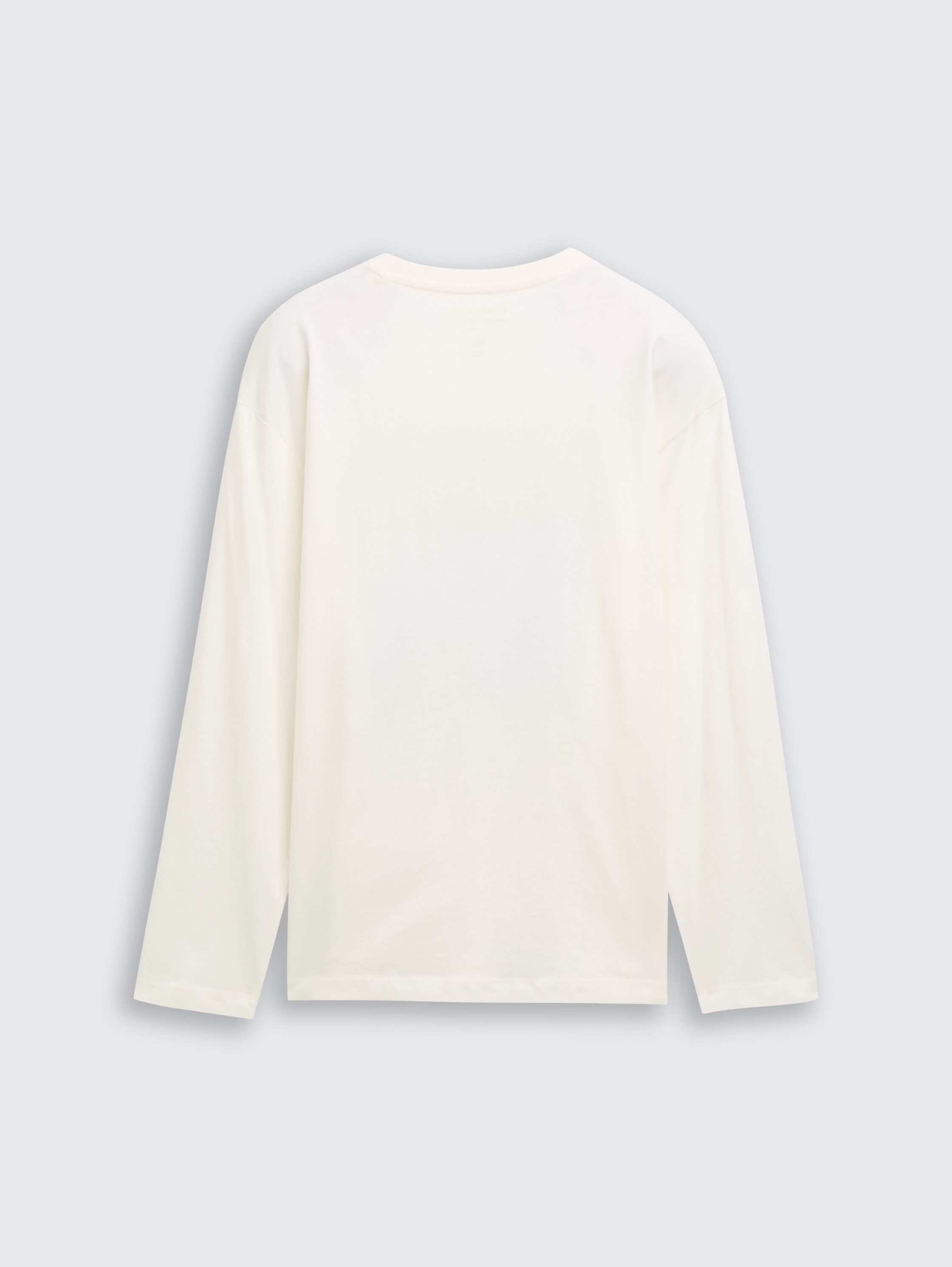 Oversize Langarmshirt mit Print - wool_white - 