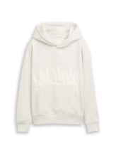Selected, Oversize hoodie sweatshirt by Tom Tailor, white