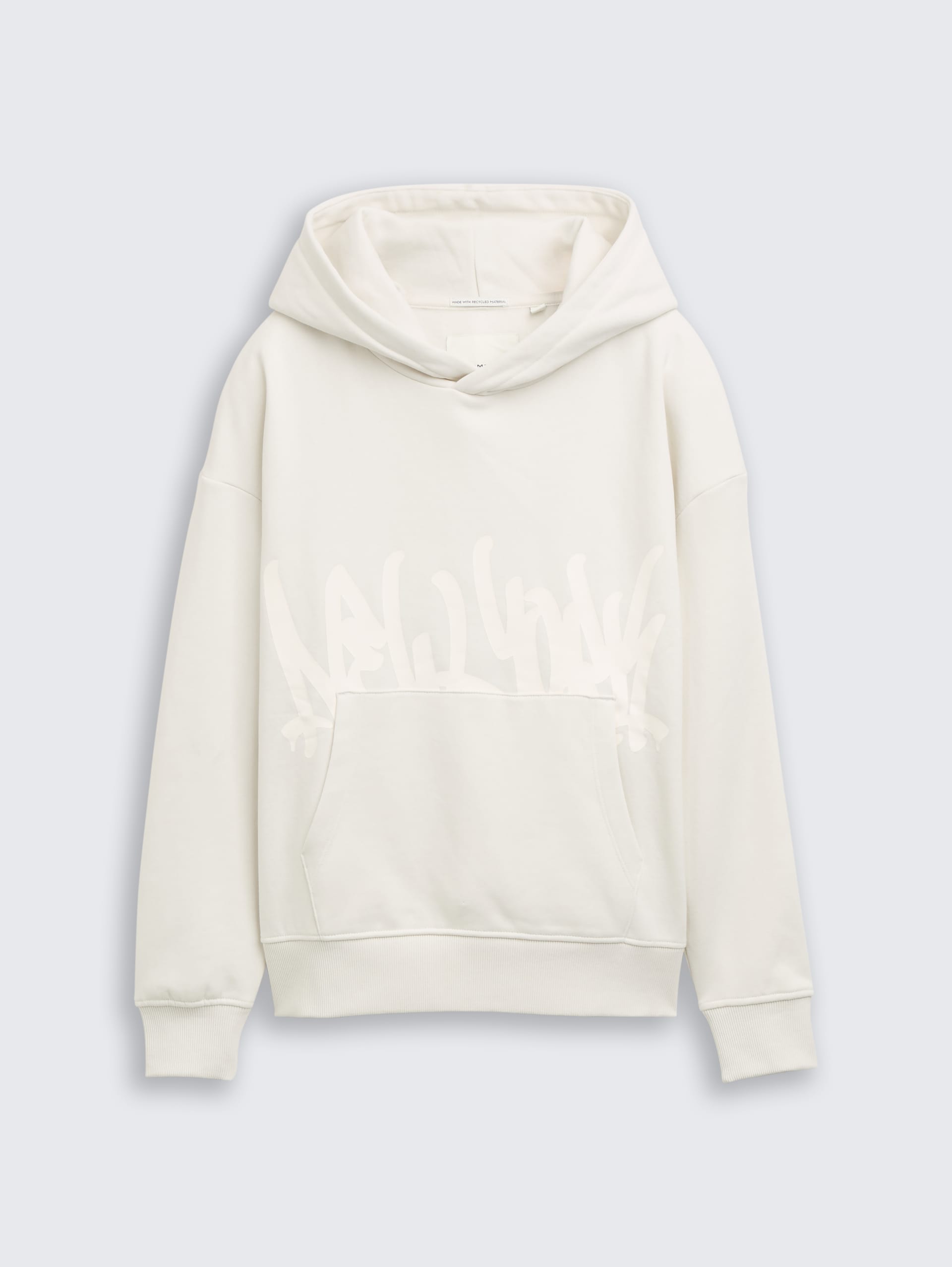 Oversize Hoodie Sweatshirt - greyish white - Vorder-Produkt-Ansicht