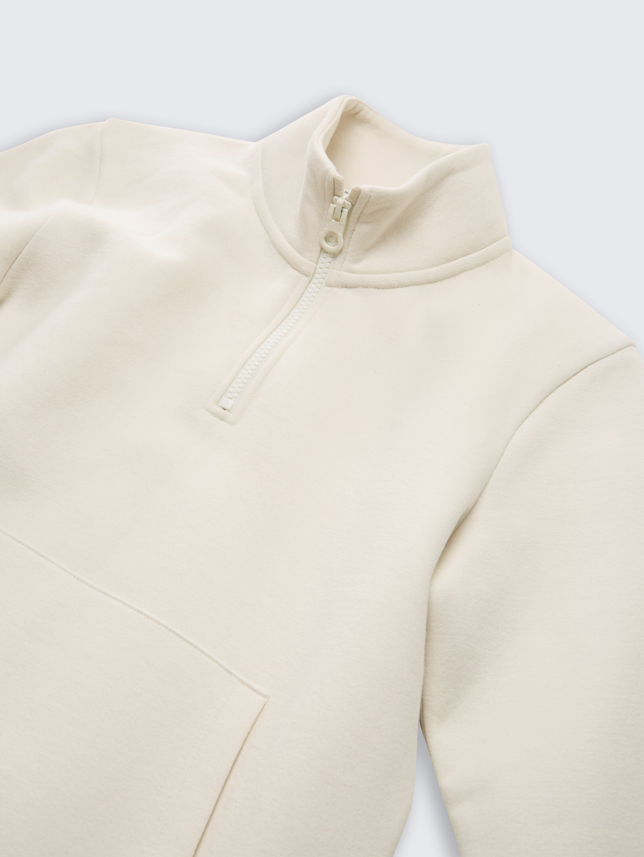 Troyer sweatshirt - greyish white - Detailaanzicht model