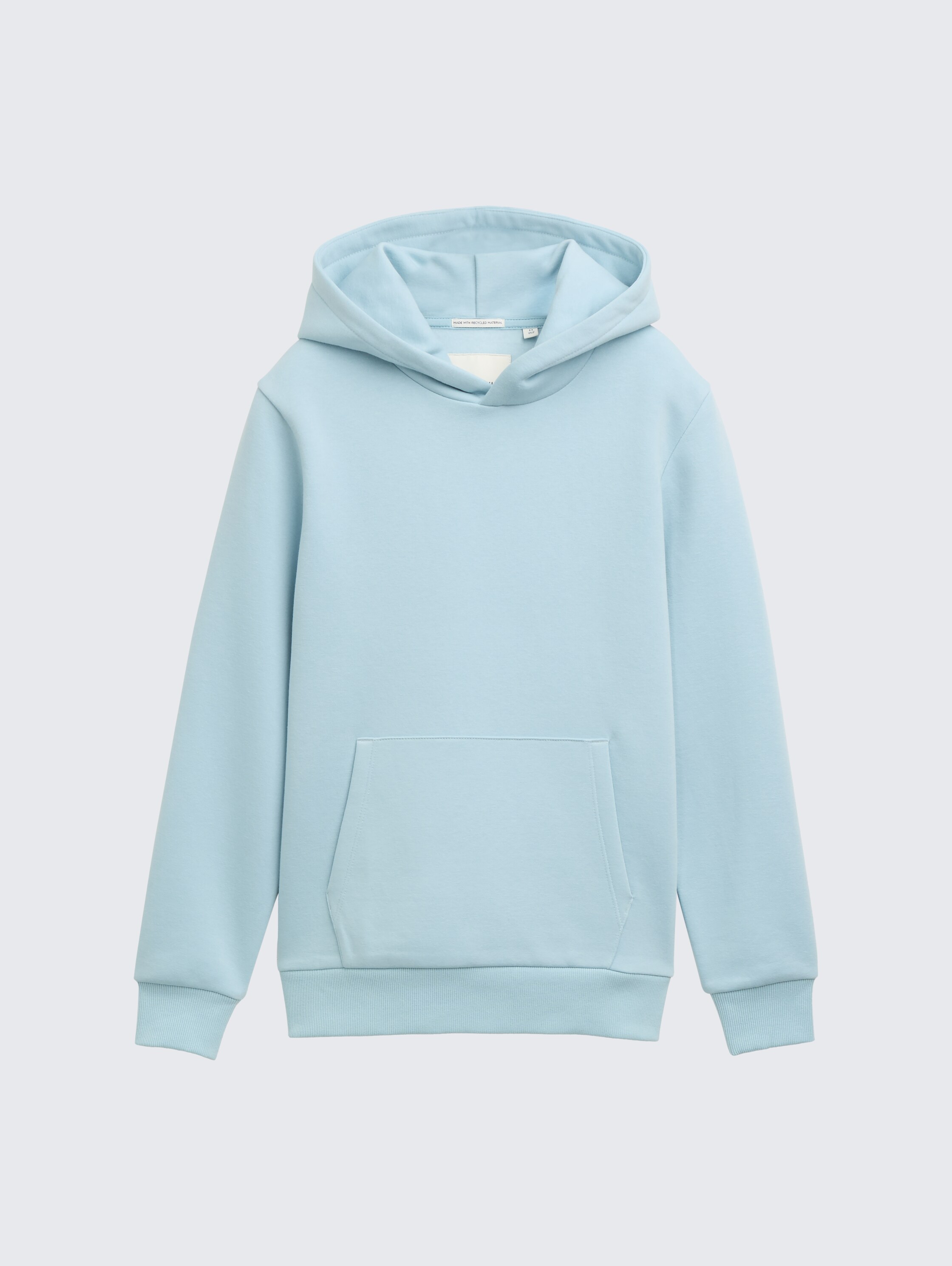 Hoodie Sweatshirt mit Rückenprint - blau - Vorder-Produkt-Ansicht