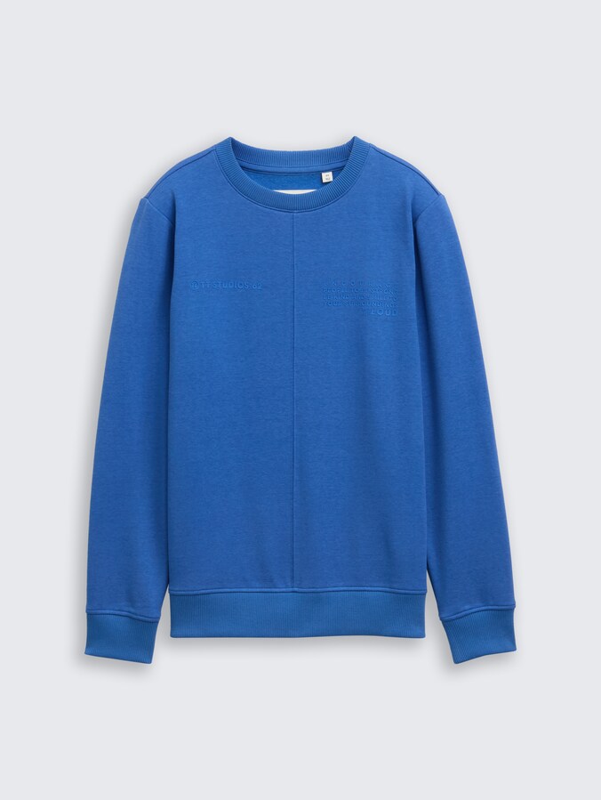 Basic sweatshirt door Teen Boys, soft sapphire blue