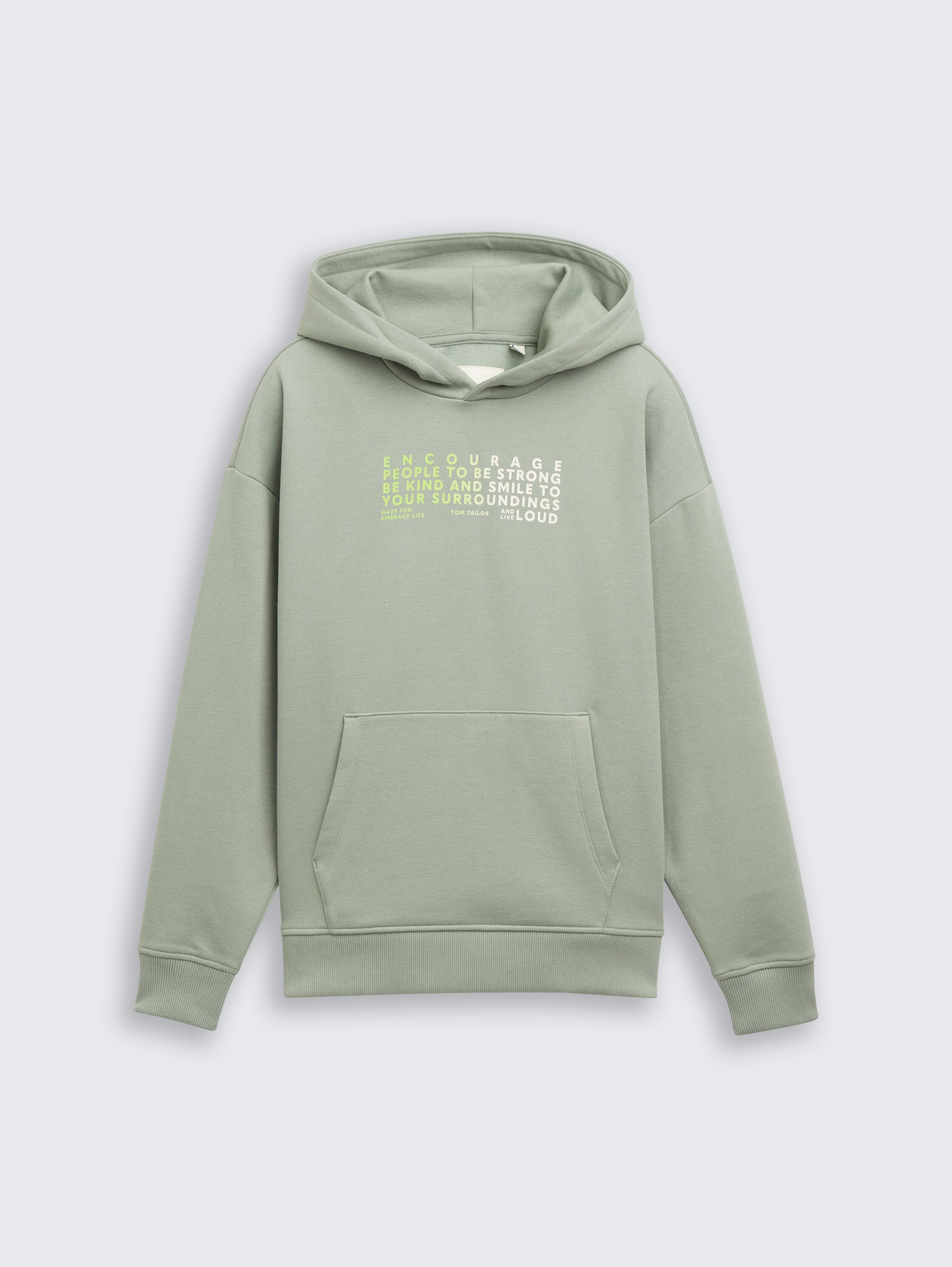 Oversize hoodie sweatshirt - dusty_leave_green - 