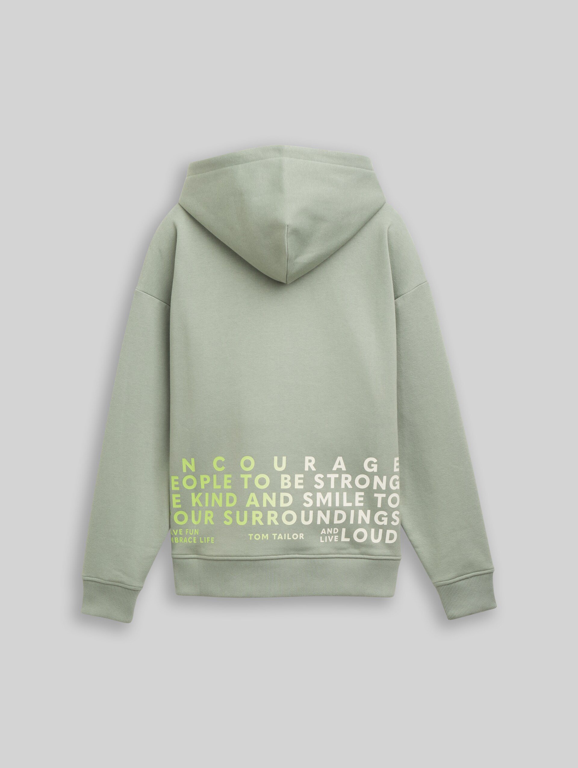 Oversize Hoodie Sweatshirt - Dusty Leave Green
