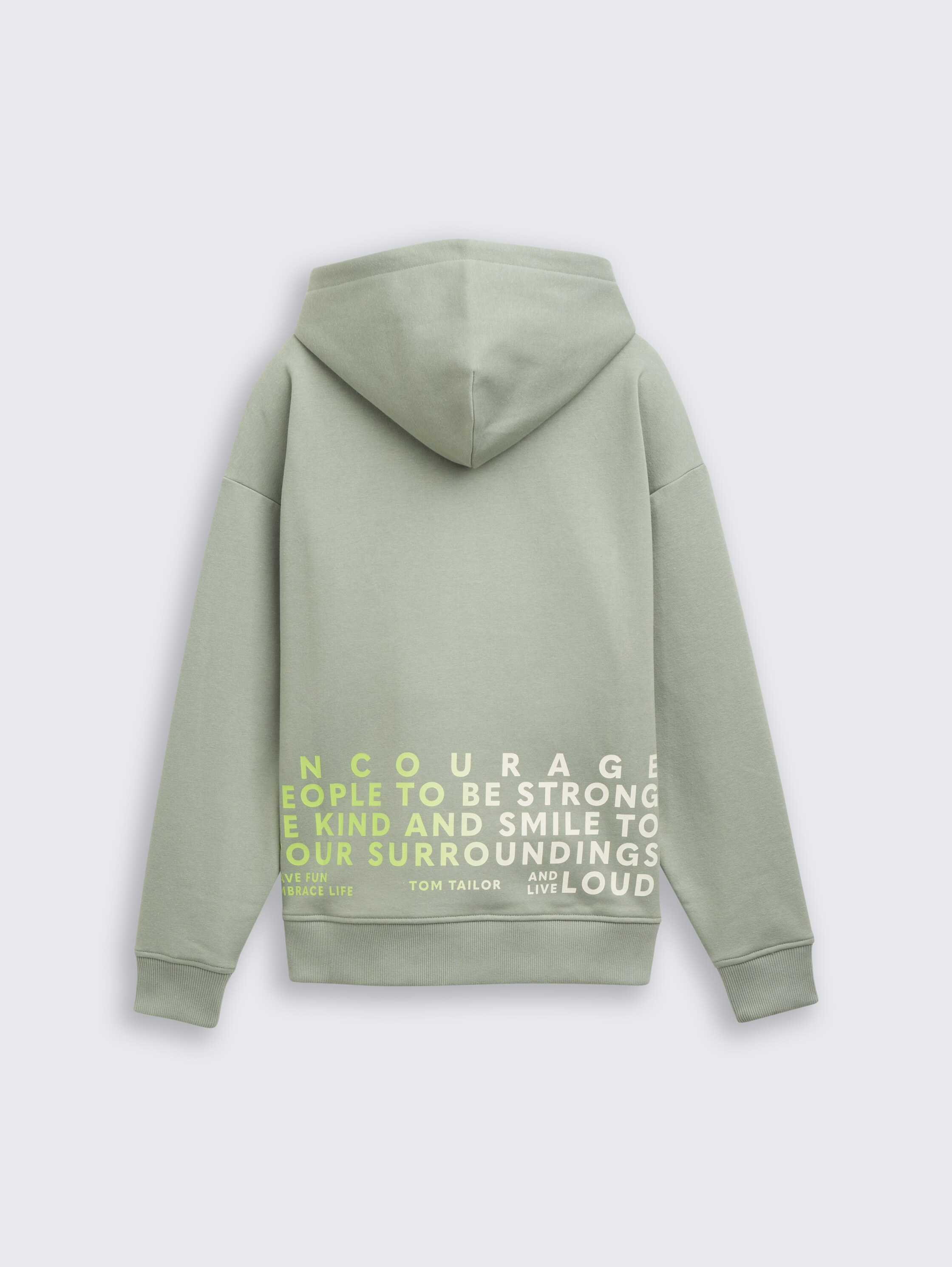 Oversize hoodie sweatshirt - dusty_leave_green - 
