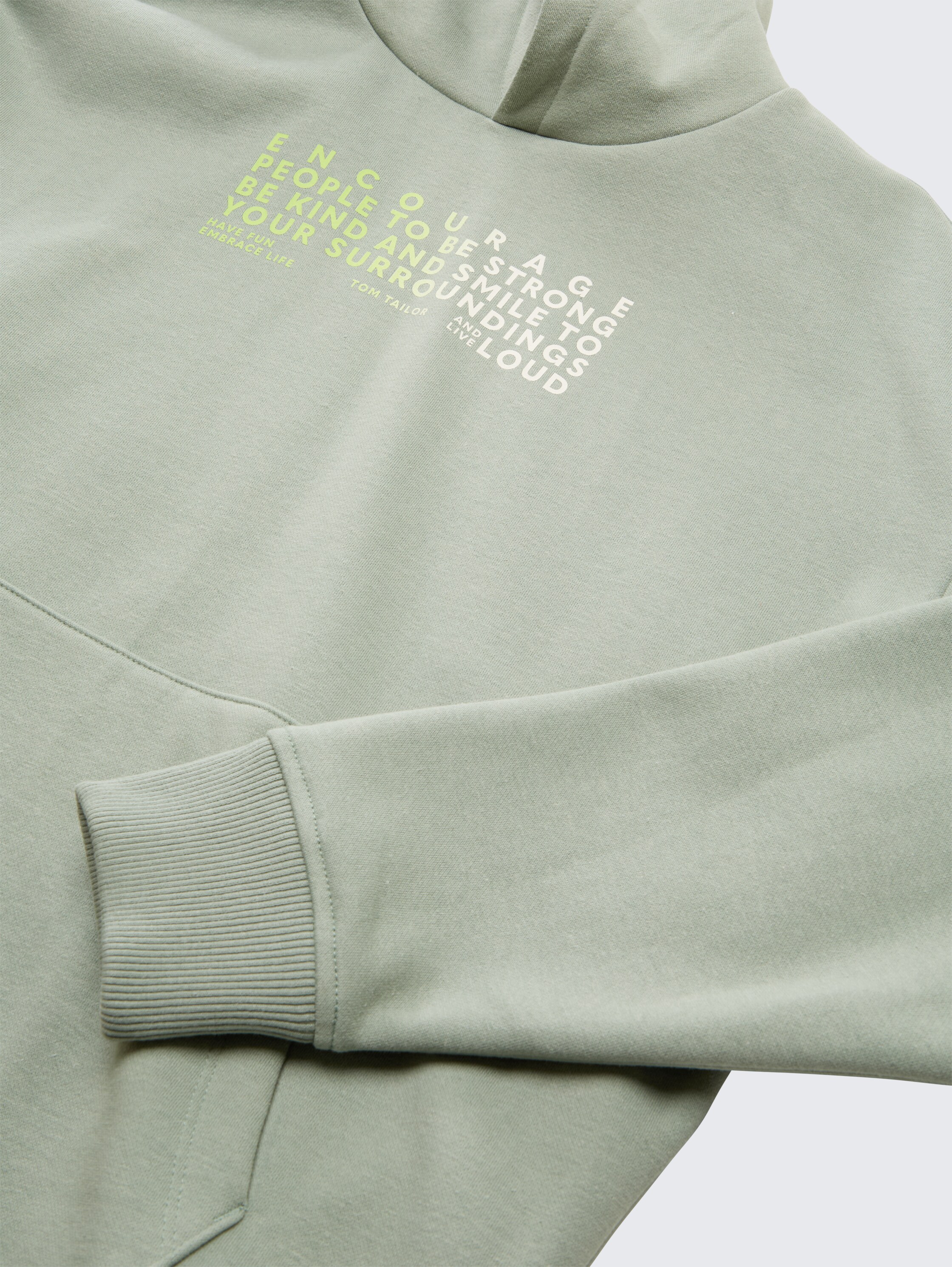 Oversize hoodie sweatshirt - dusty_leave_green - 