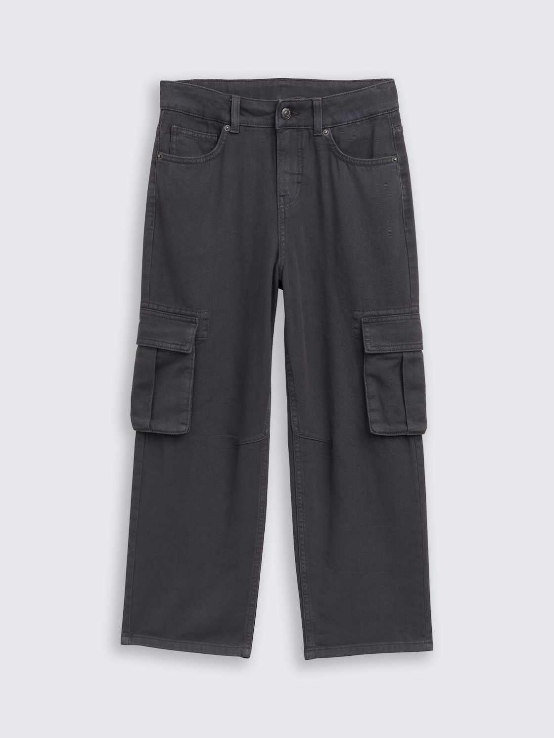 Baggy Cargo Hose - coal grey - Vorder-Produkt-Ansicht