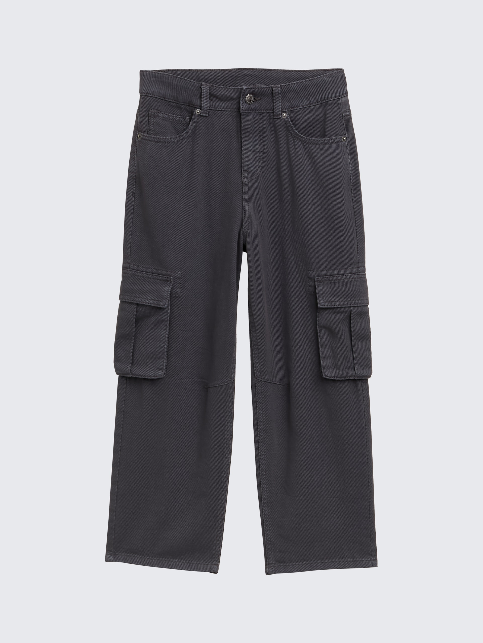 Baggy Cargo Hose - coal grey - Vorder-Produkt-Ansicht