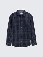 Regular Fit Hemd mit Karo-Muster - navy tonal check - Vorder-Produkt-Ansicht