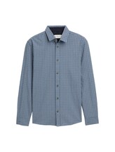 Ausgewählt, Regular Fit Hemd mit Karo-Muster von Tom Tailor, blau
