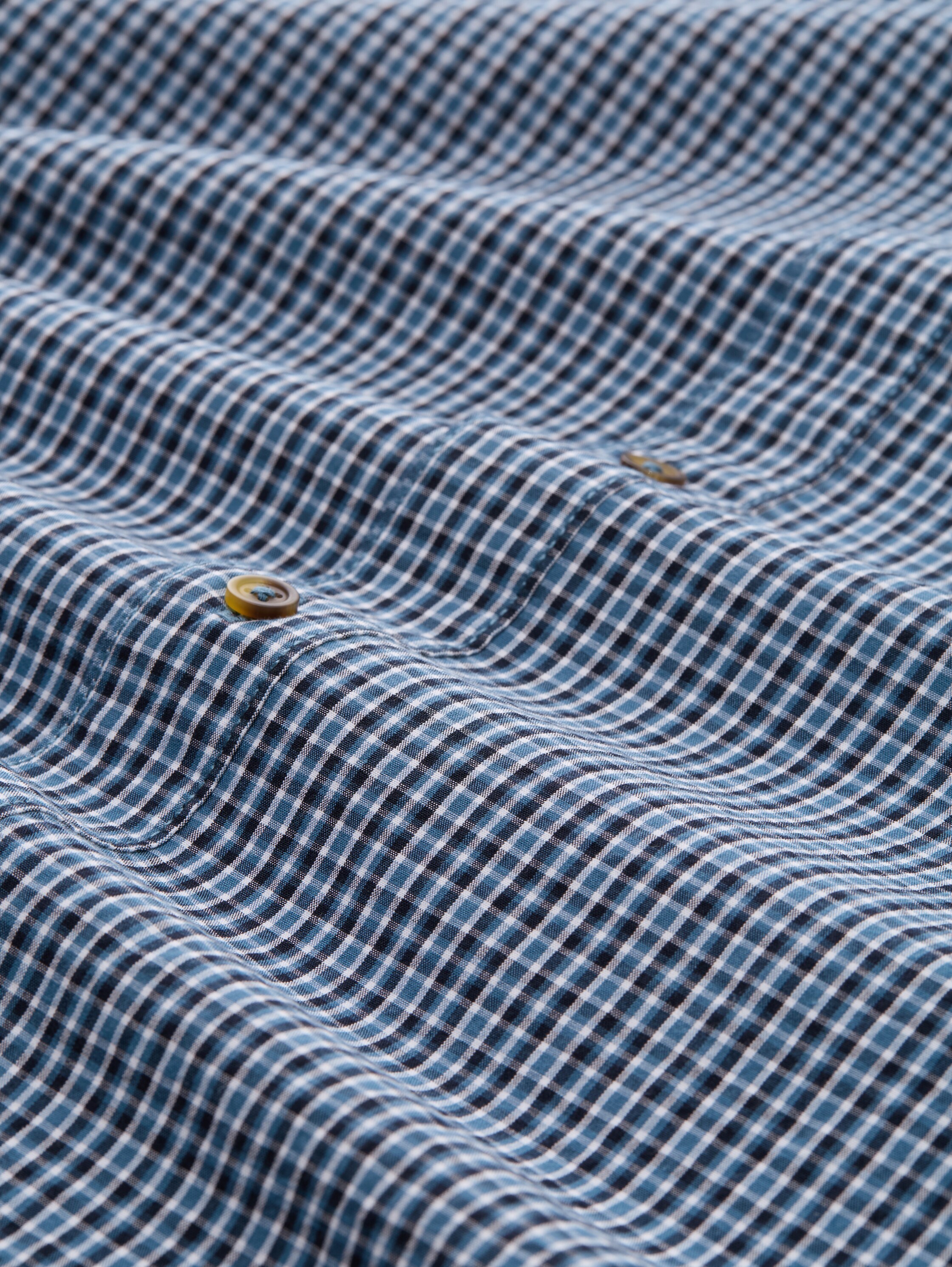 Regular fit overhemd met geruit patroon - navy_small_check - 