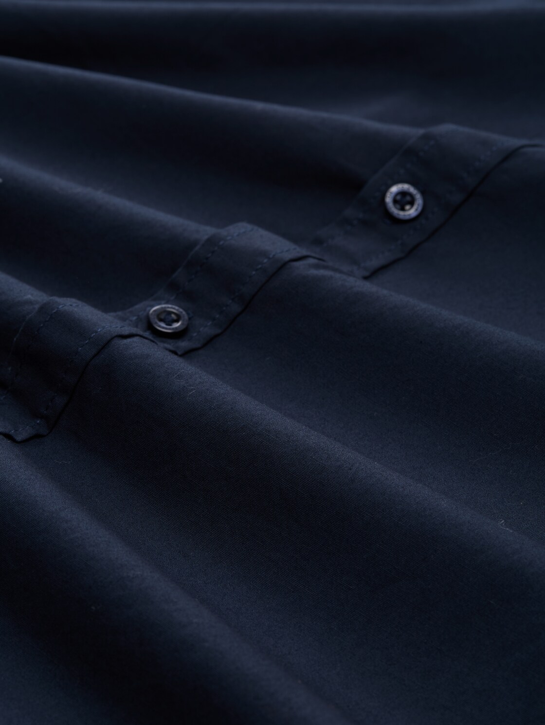 Regular Fit Hemd mit Stretch - sky captain blue - Material-Ansicht