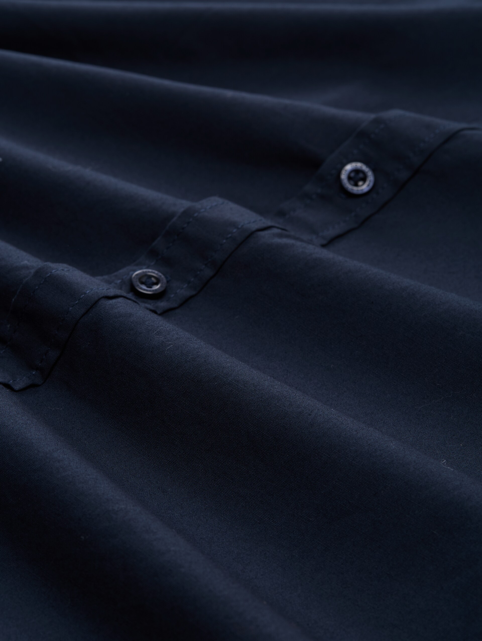 Regular Fit Hemd mit Stretch - sky captain blue - Material-Ansicht