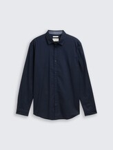Chemise coupe classique stretch - sky captain blue - Vue de face du produit