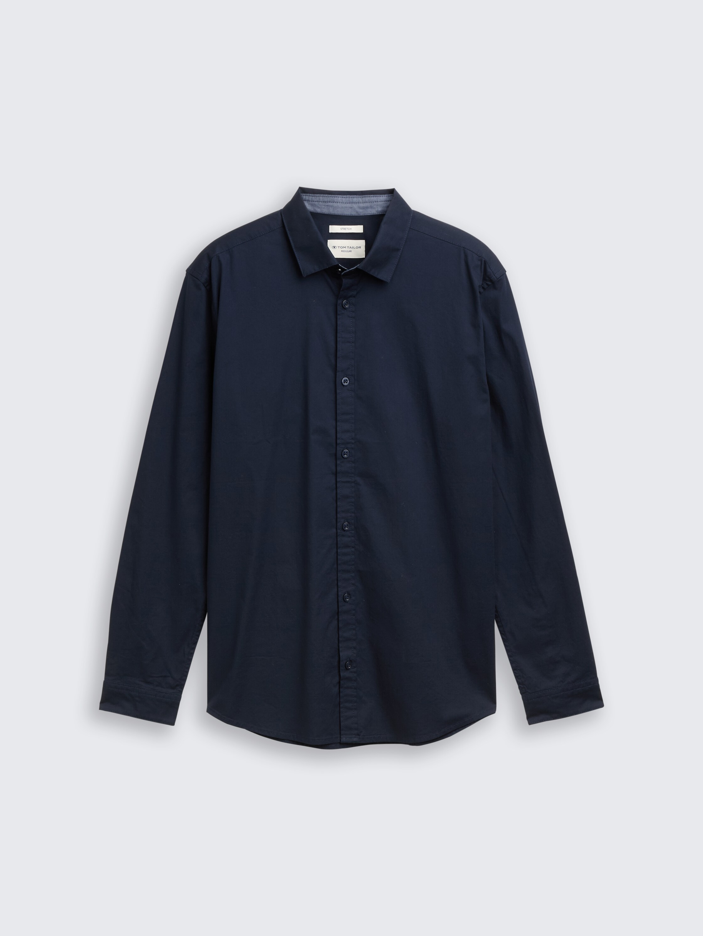 Regular fit overhemd met stretch - sky_captain_blue_1 - 