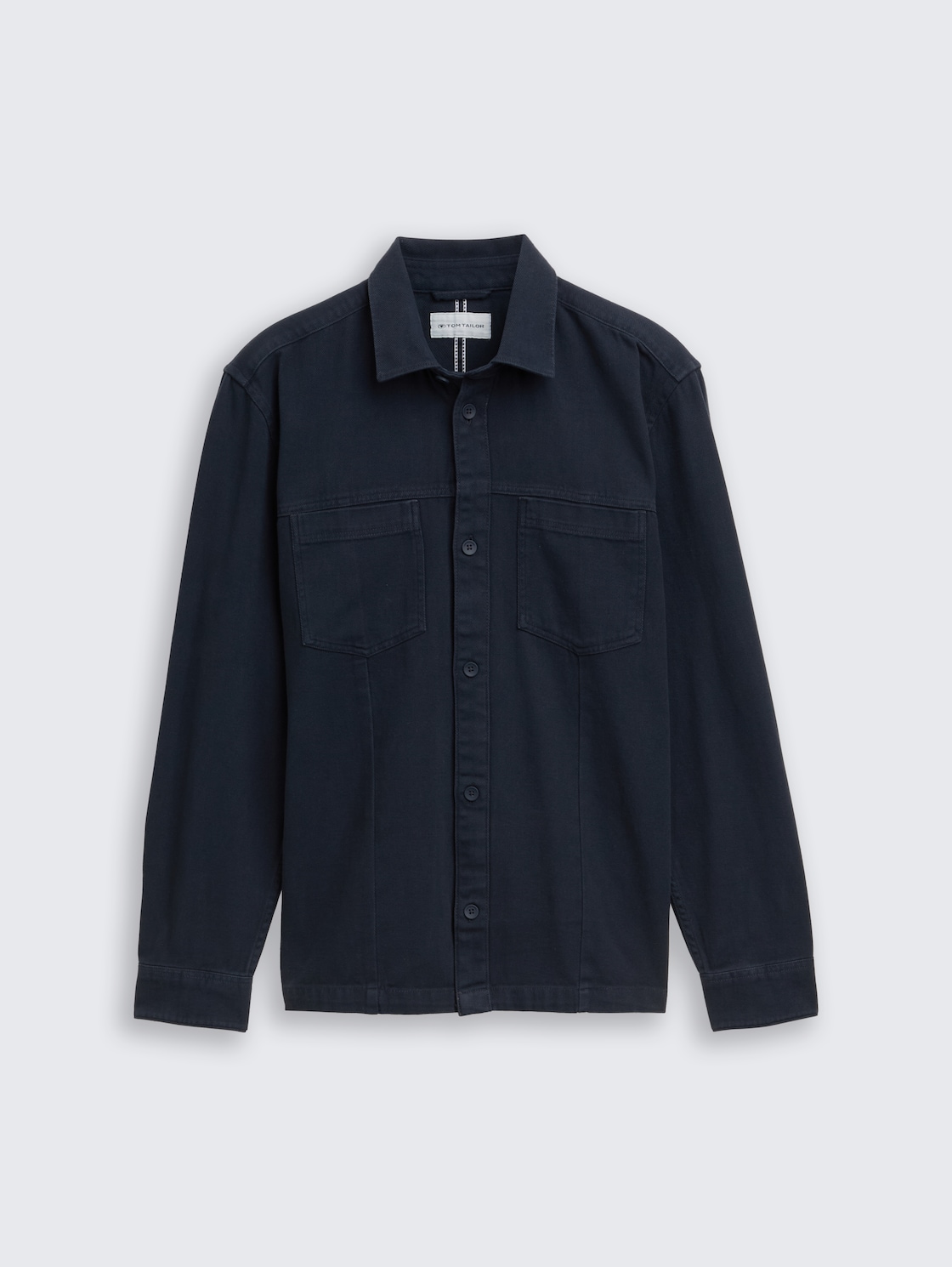Overshirt mit Brusttaschen - sky captain blue - Vorder-Produkt-Ansicht