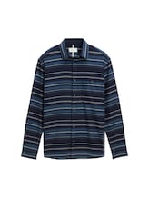 Selected, Comfort fit shirt with striped pattern by Tom Tailor, blue
