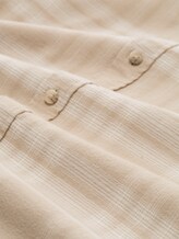 Regular Fit Hemd mit Logo-Stickerei - light cashmere tonal check - Material-Ansicht