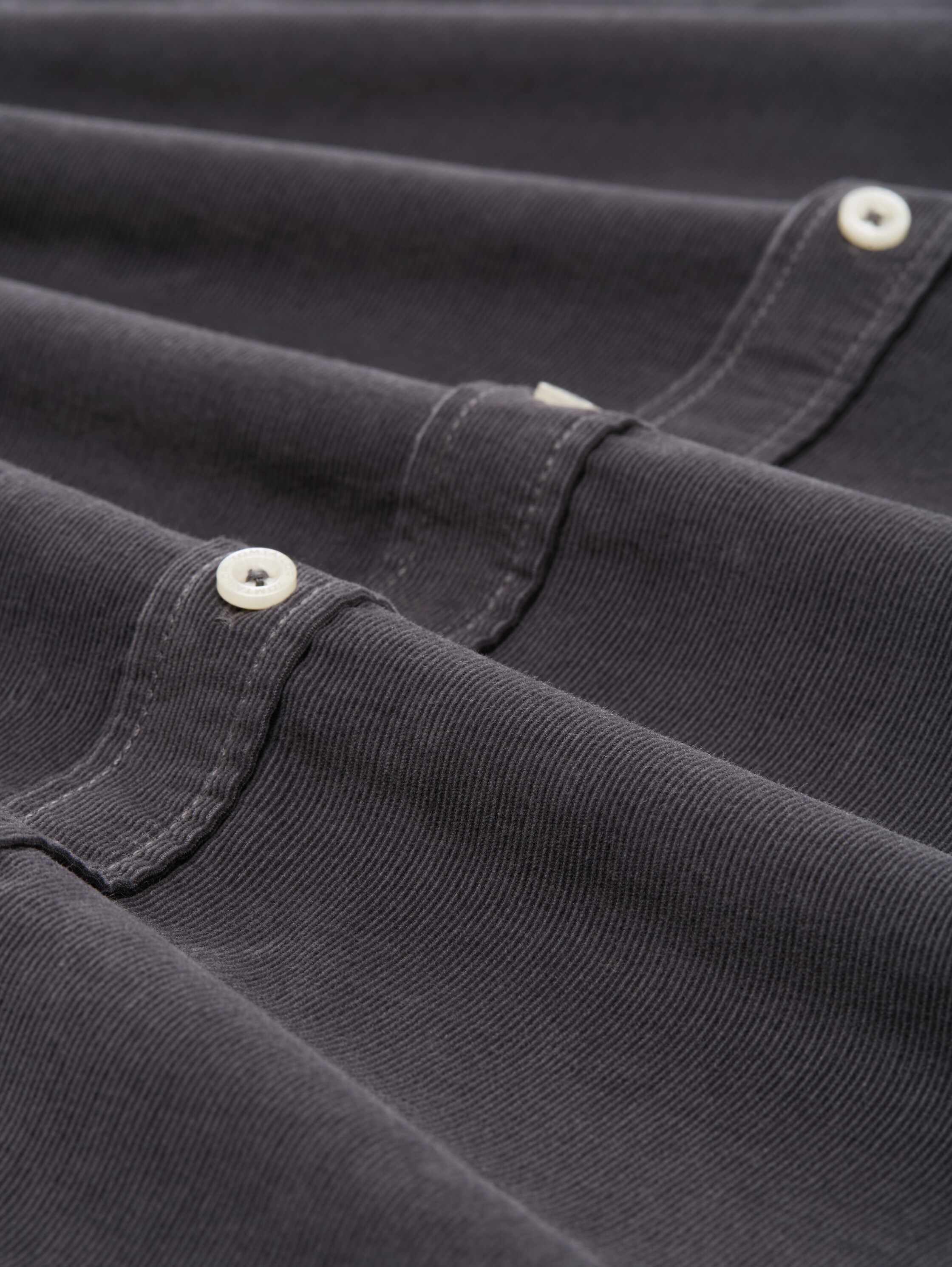 Regular fit corduroy overhemd met borstzak - classic_dark_grey - 
