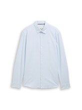 Ausgewählt, Regular Fit Hemd mit Logo-Stickerei von Tom Tailor, blau